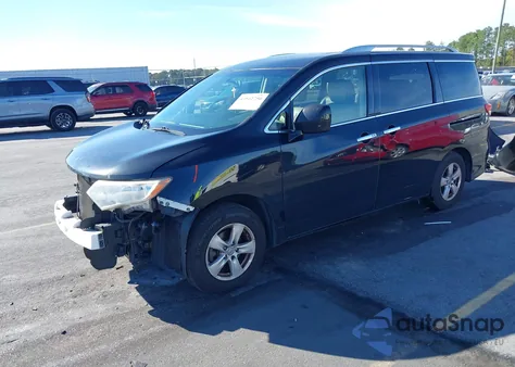 2012 Nissan Quest Sv z USA, uszkodzony, nr VIN JN8AE2KP5C9045614